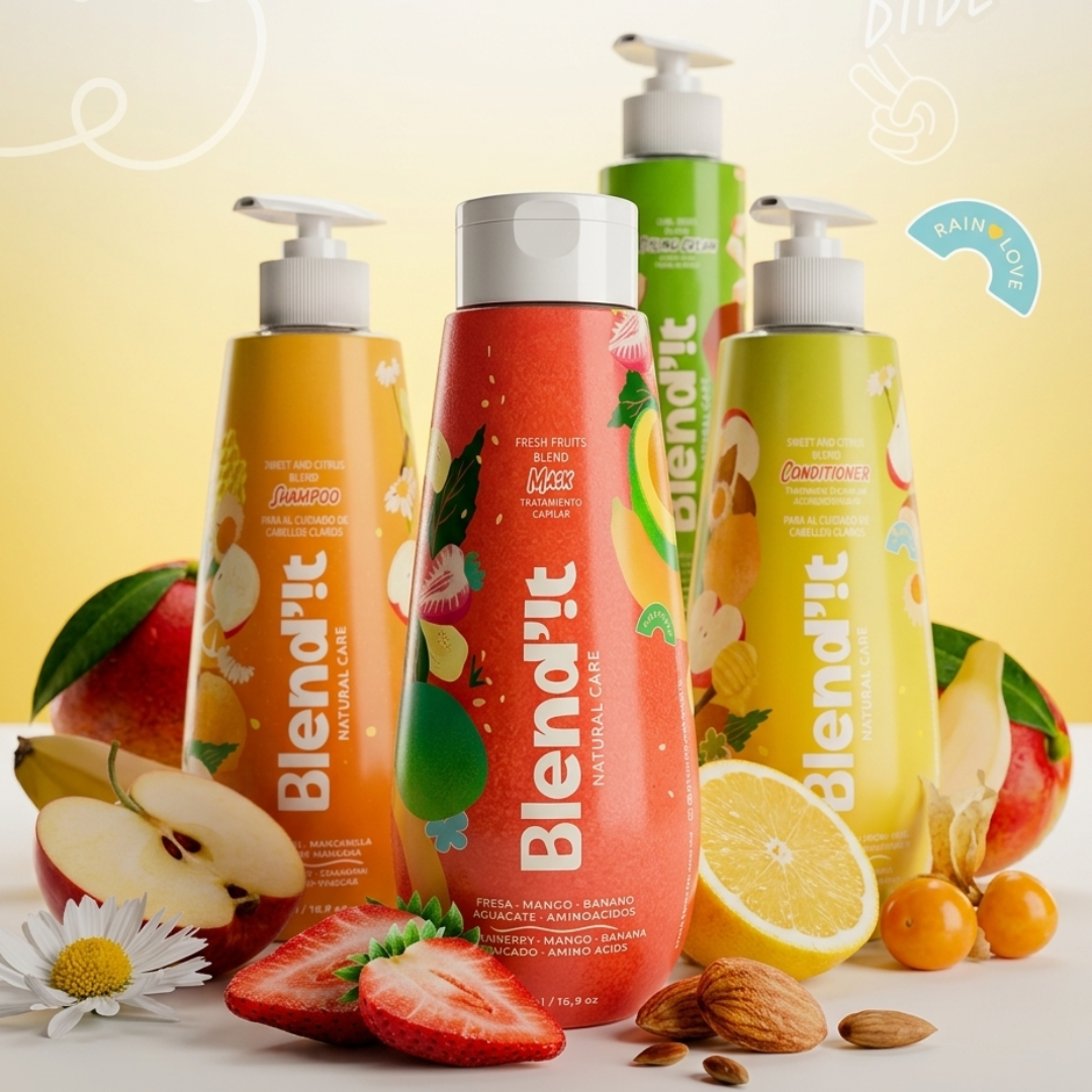 Kit Blend'it para Cabello Claro y Ondulado