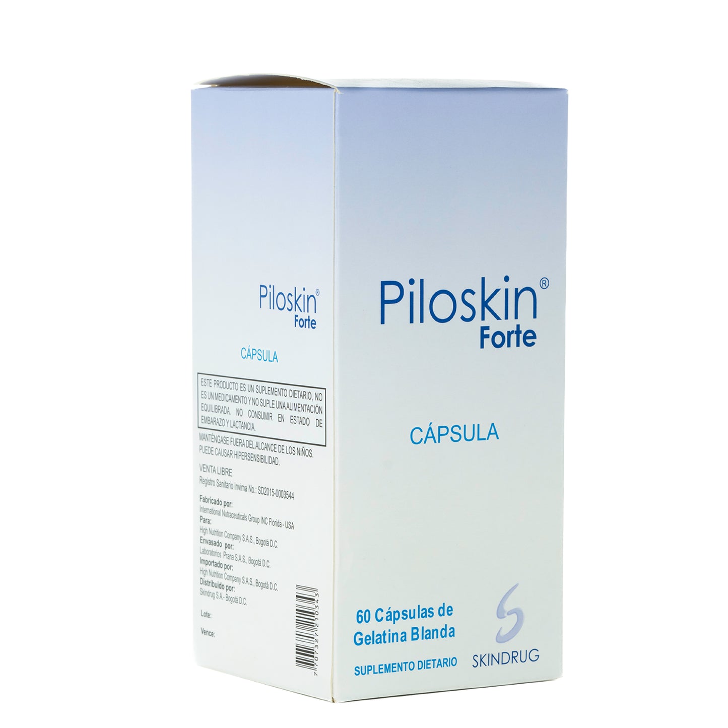 Suplemento Piloskin Forte x 60 Cápsulas