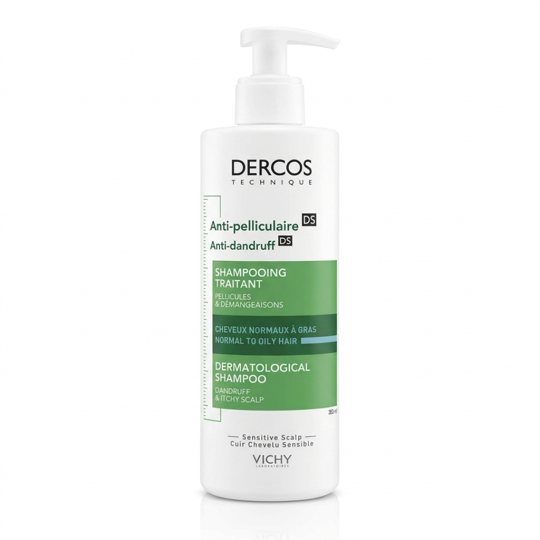 Shampoo Dercos Anticaspa Cabello Graso x 390 ml