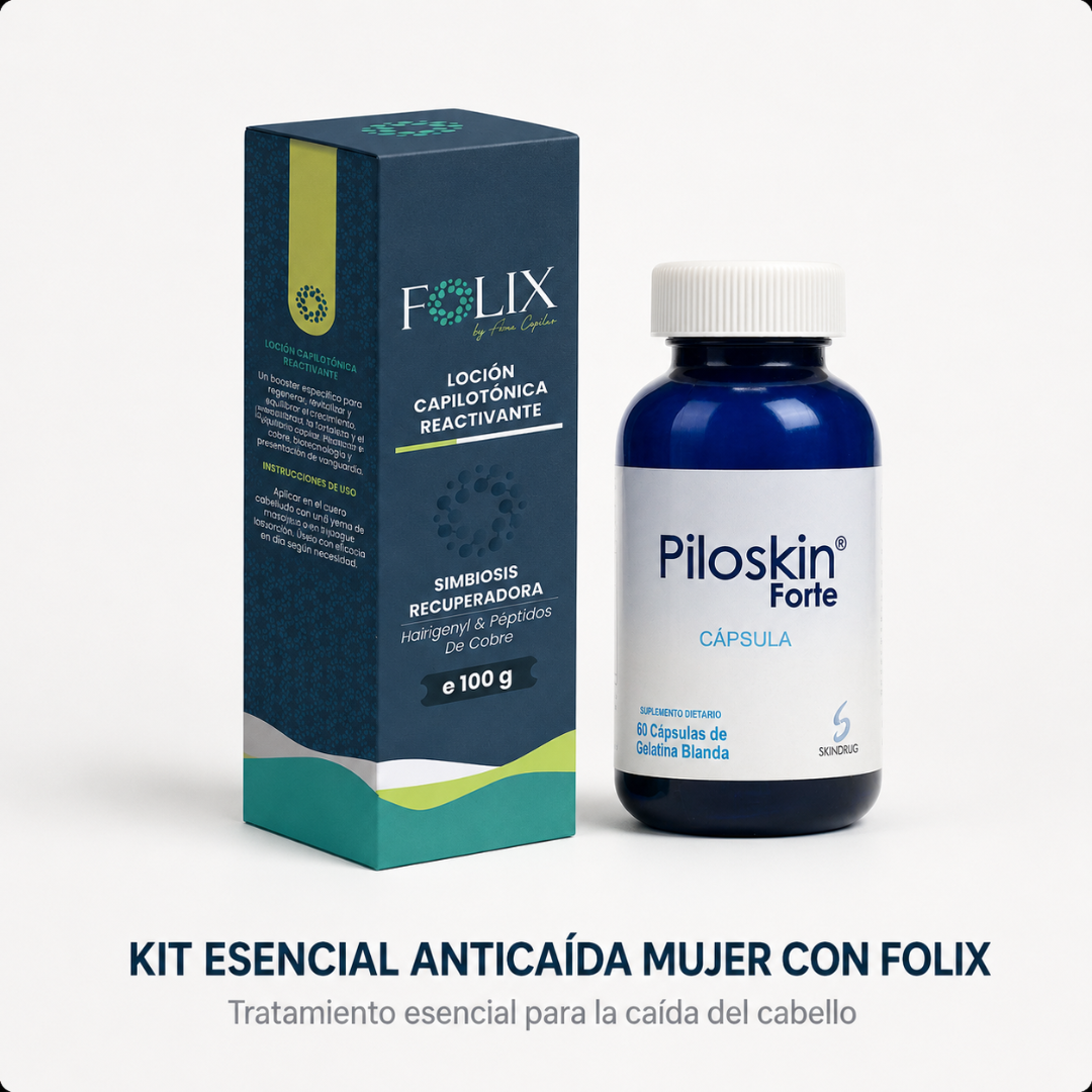 Kit Esencial Anticaída Mujer con Folix